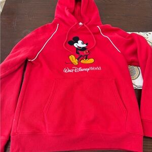 Disney Red Hoodie with Logo
